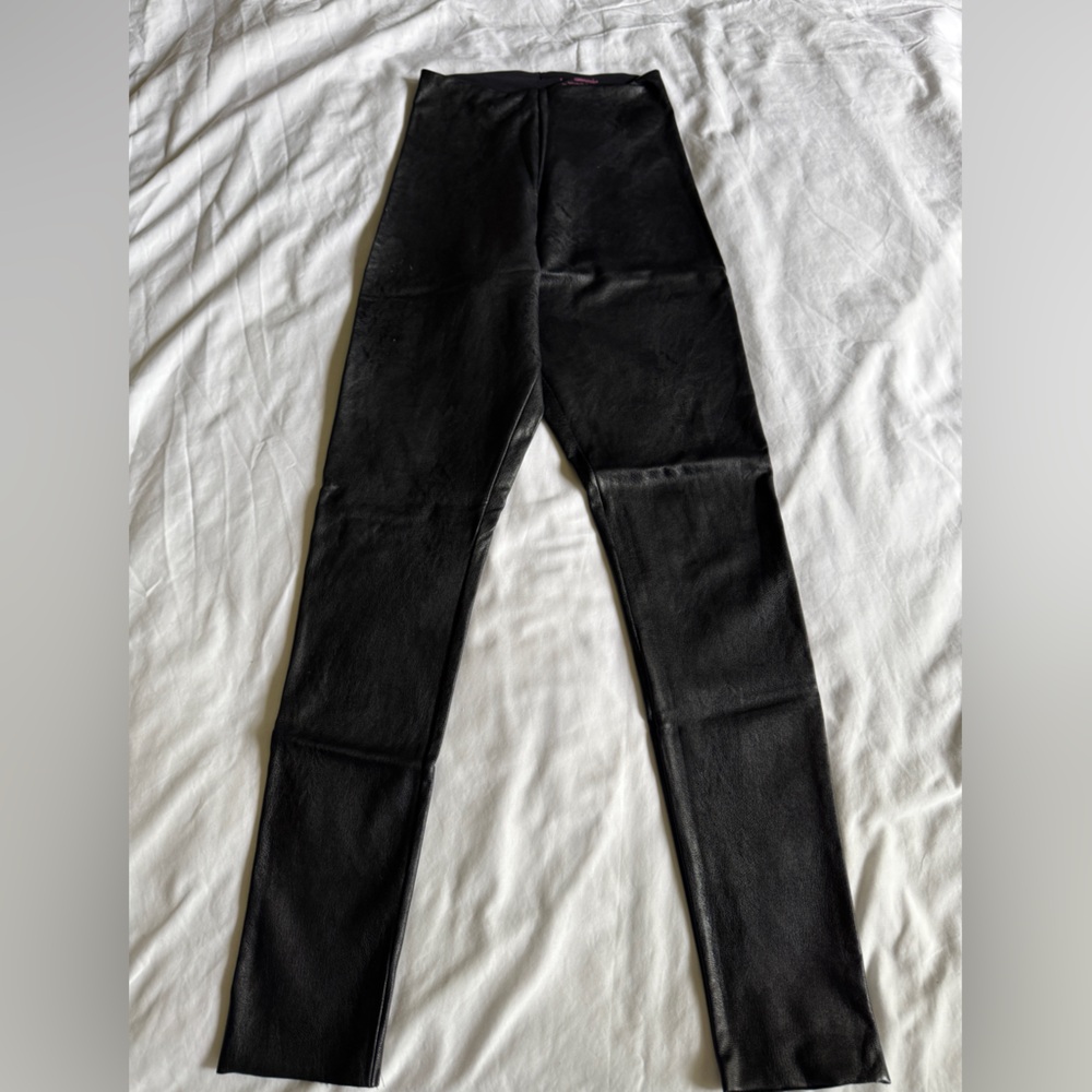 Commando faux leather leggings black size small